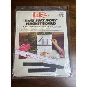 LoRan Magnetic Board 8”x10” Craft Chart Holder With Magnetic Strips NEW SEALED